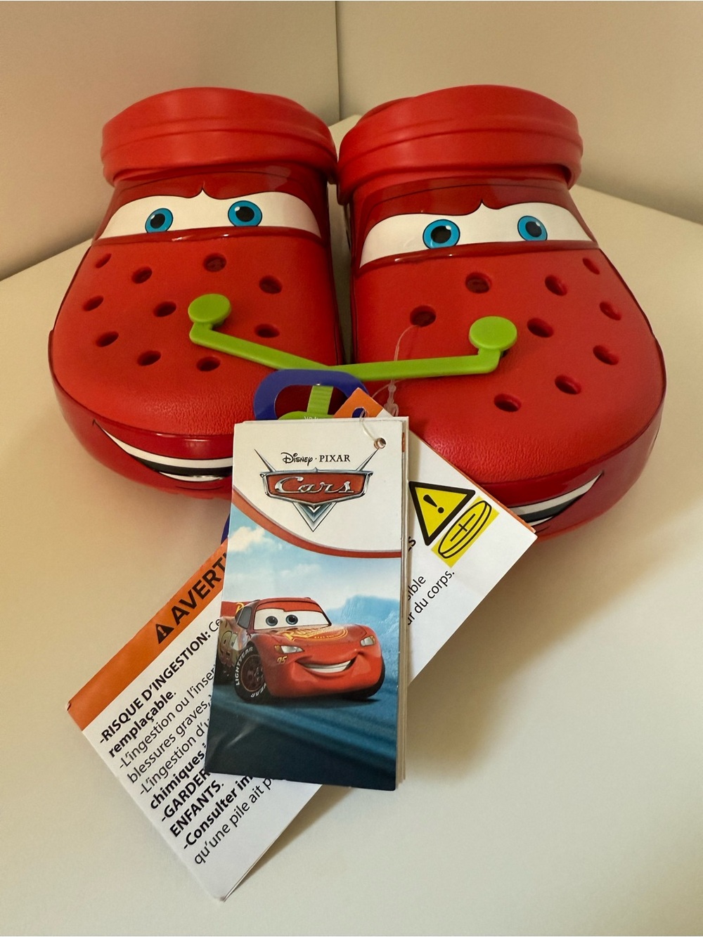 Lightning McQueen clogs